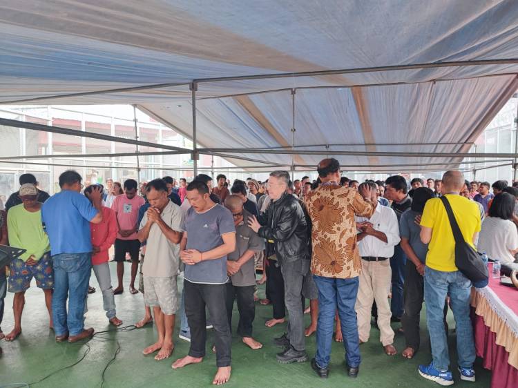 WBP Kristen Rutan Kabanjahe Dapat Siraman Rohani dari Pengkotbah Singapura