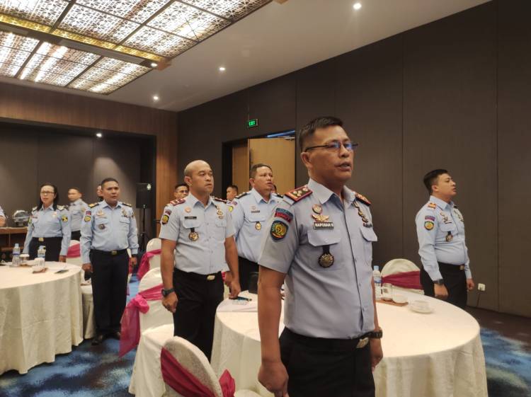 Kalapas Pancurbatu Ikuti Kegiatan Diseminasi Penanganan Overstaying Tahanan