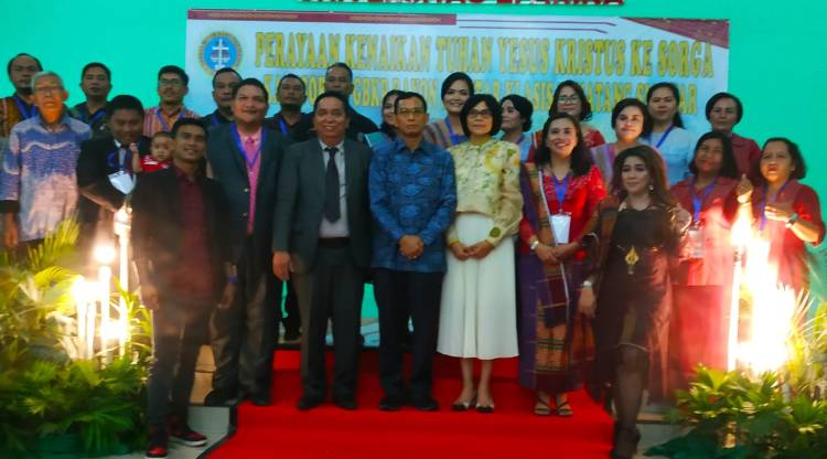 Dihadiri Ratusan Umat, GBKP Rayon Siantar Klasis Rayakan Ibadah Kenaikan Yesus Kristus ke Surga