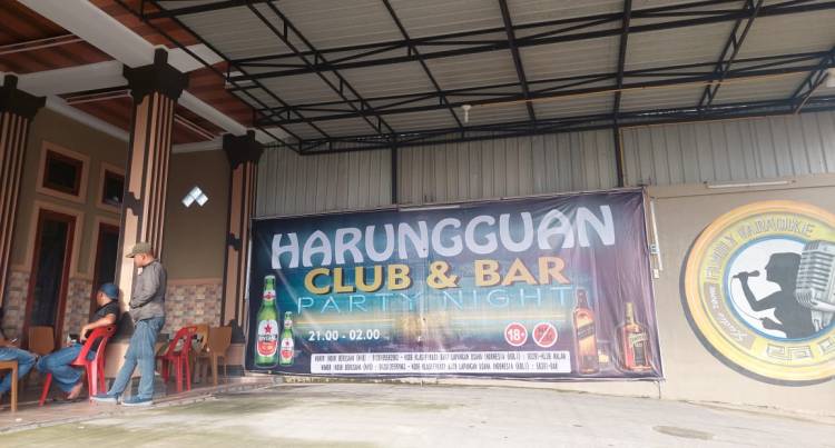 Miliki Izin, Klub Malam dan Bar Harungguan di Sidikalang Kembali Dibuka