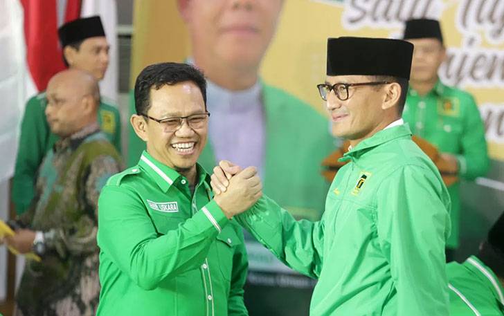Baru Jadi Kader, Sandiaga Uno Dijagokan PPP Jadi Cawapres Ganjar