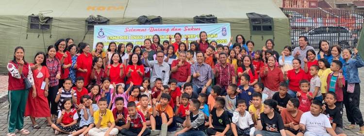 Panggung Boneka Isi Jambore Anak SM HKBP Teladan Medan