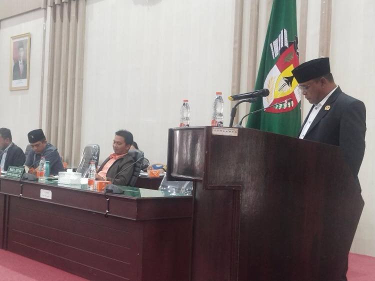 Banggar DPRD Simalungun Sampaikan Laporan Hasil Pembahasan Tentang Pertanggungjawaban APBD TA 2022