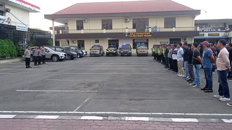 Beri Rasa Aman kepada Masyarakat, Polrestabes Medan Gelar Sispamkota Antisipasi Begal dan Geng Motor
