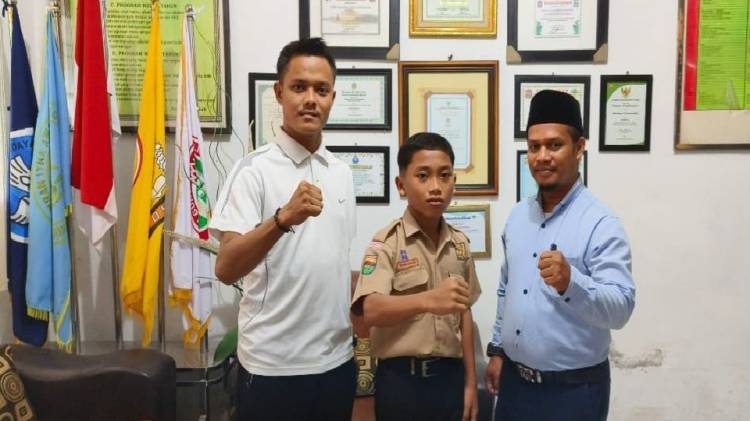 Siswa SMPN 5 Tanjungbalai Raih Juara 1 Pencak Silat O2SN 2023