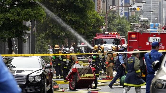 Kebakaran-Ledakan Guncang Gedung di Tokyo, 4 Orang Terluka