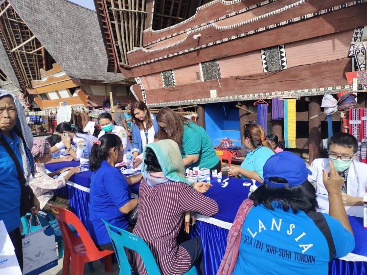 RS Murni Teguh Horas Insani Siantar Gelar Pemeriksaan Kesehatan di Samosir