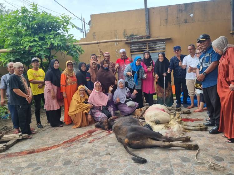 Yayasan Punguan Sirait Muslim Indonesia Sembelih 3 Hewan Kurban