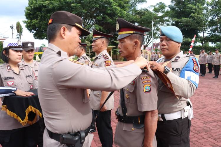 Diserahterimakan Kapolres Simalungun, Kapolsek Bangun Dijabat Iptu Esron Siahaan