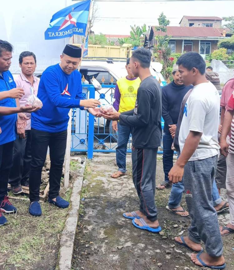 Demokrat Dairi Halal Bihalal Idul Adha Bersama Masyarakat