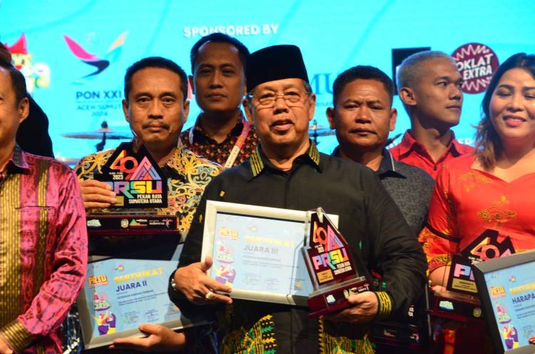 Padangsidimpuan Juara 3 Kesenian Daerah Terbaik di PRSU 2023