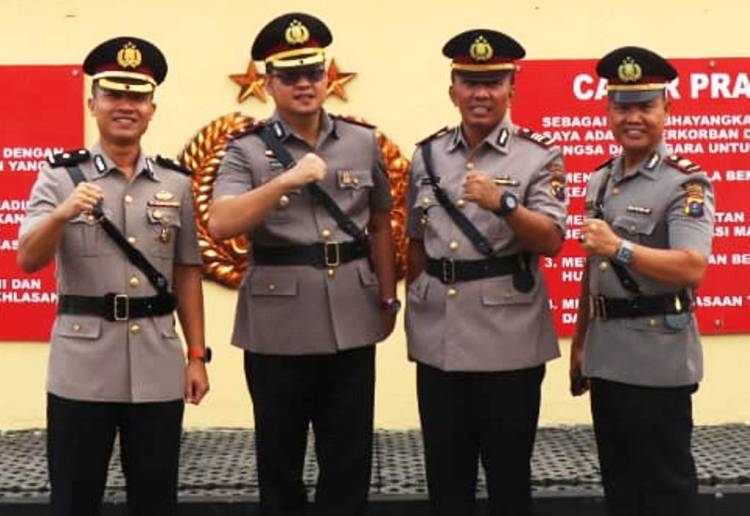Kasat Reskrim dan Kapolsek Galang Polresta Deliserdang Sertijab