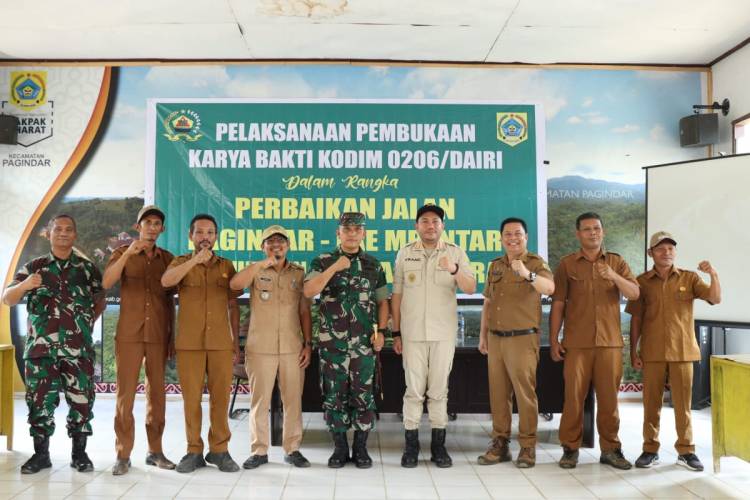 Bupati Pakpak Bharat Buka Program Karya Bakti Kodim 0206/Dairi