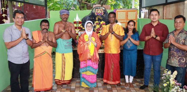 Perayaan Maha Thiruvila Digelar di Kuil Shri Mariamman Pematangsiantar