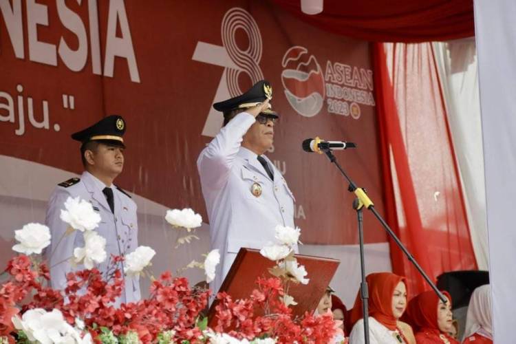 Bupati Madina Jadi Inspektur Upacara HUT ke-78 RI