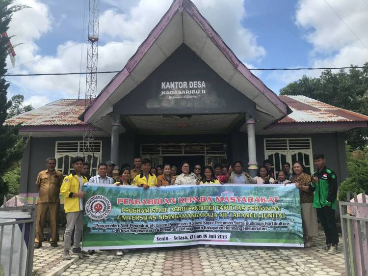 Prodi Agroteknologi Fakultas Pertanian UNITA Sampaikan Cara Mengukur pH Tanah