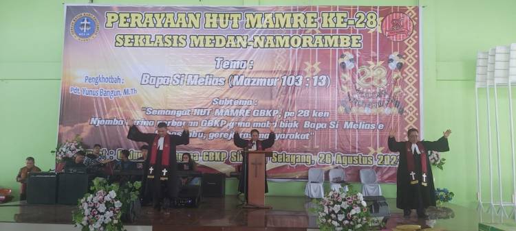 HUT Mamre Se-Klasis Medan Namorambe Berlangsung Meriah