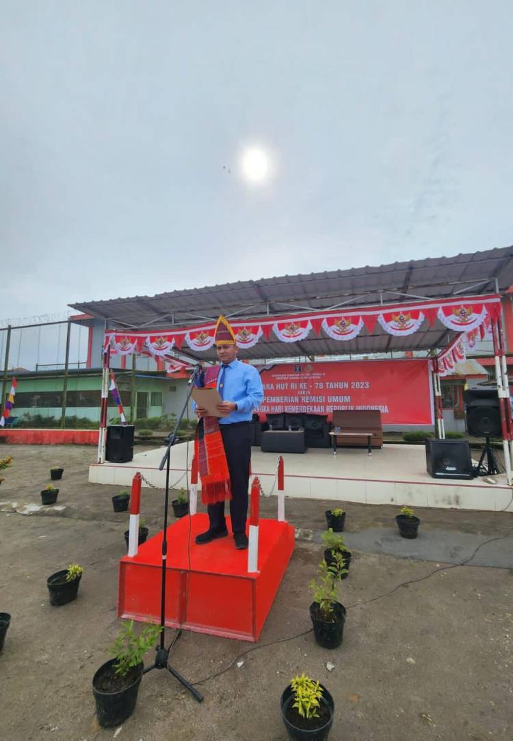 HUT ke-78 RI, 255 WBP Rutan Kelas IIB Humbahas Dapat Remisi, 2 WBP Langsung Bebas