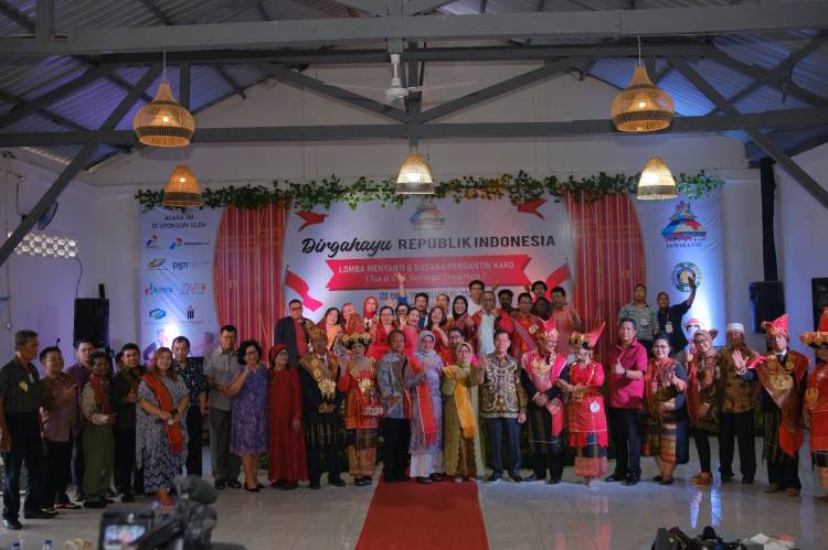 IAMAKA Semarakkan HUT ke-78 RI dengan Perlombaan Nyanyi dan Busana Karo