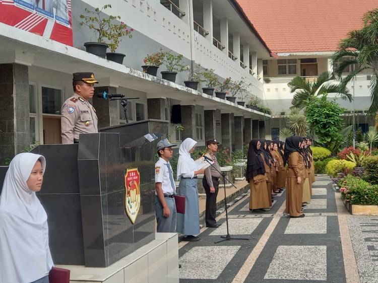Irup di SMA Negeri 1 Medan, Kasat Binmas Tekankan Siswa Tidak Konvoi di Jalanan