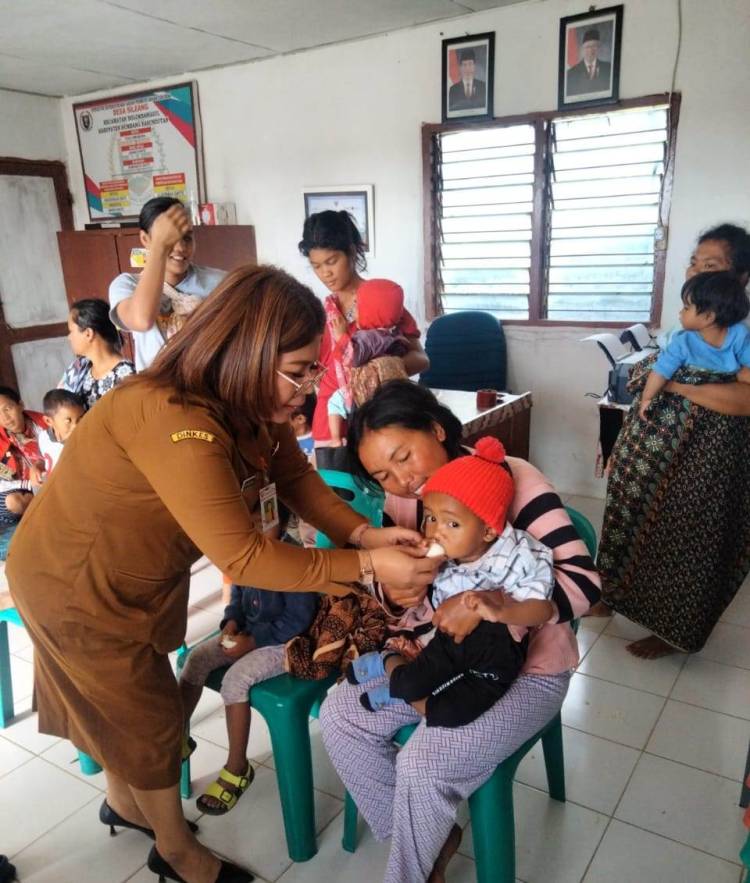 Turunkan Angka Stunting, UPTD Puskesmas Saitnihuta Gelar Posyandu
