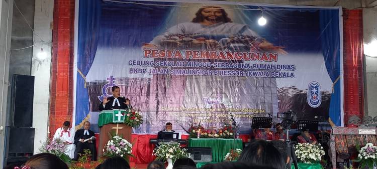 Pesta Pembangunan HKBP Jalan Simalingkar B Sukses dan Meriah
