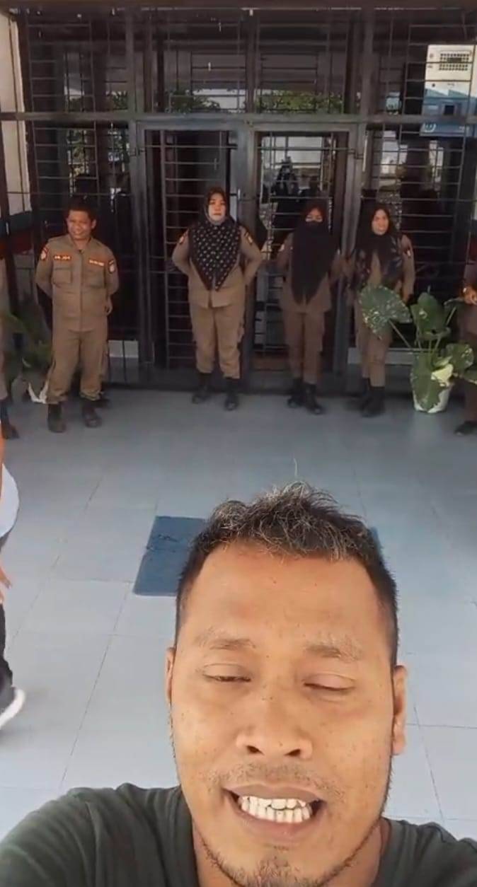 Hadapi Demo, Pemkab Labusel Diduga Sengaja Kerahkan Personel Satpol PP Wanita, 1 Diantaranya Sedang Hamil