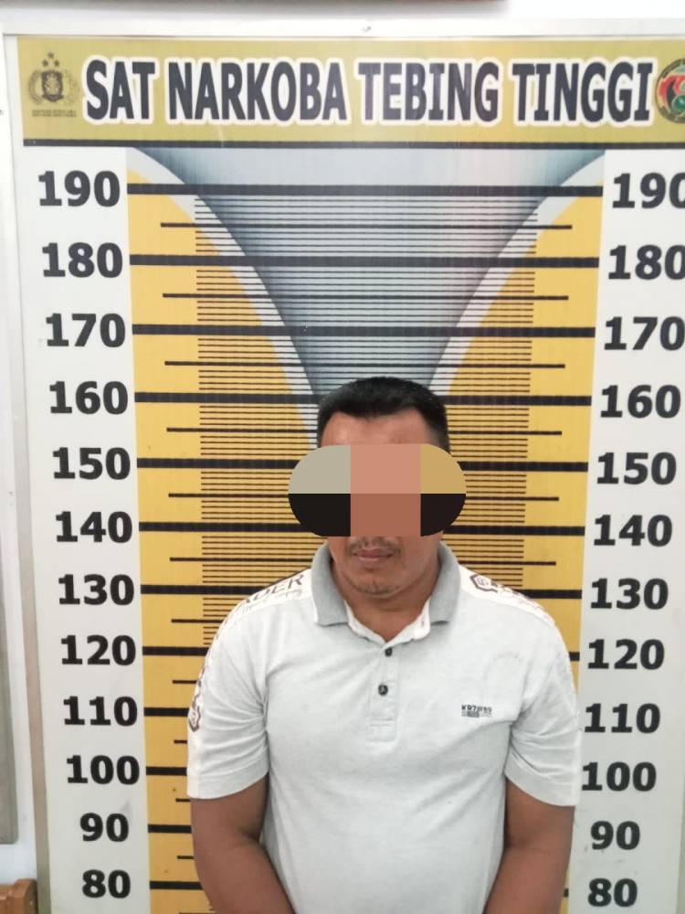 Satres Narkoba Polres Tebingtinggi Tangkap Terduga Pengedar Sabu