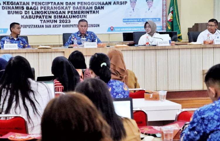 Pemkab Simalungun Sosialisasikan Penciptaan dan Penggunaan Arsip Dinamis