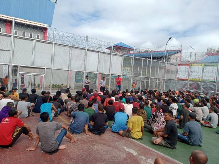 Karutan Kabanjahe Ajak Warga Binaan Coffee Morning