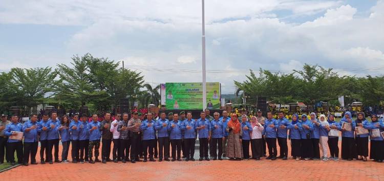 Kadiskes Sumut Hadiri Deklarasi Stop BAB Sembarangan di Kantor Bupati Paluta