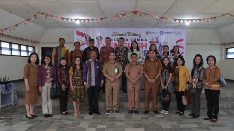 Tingkatkan Indeks Literasi, Dinas Pendidikan Dairi Gelar Perlombaan Bahasa Inggris Tingkat SD dan SMP