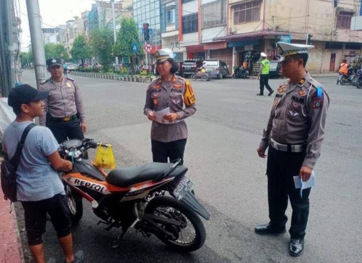 Operasi Zebra 2023, Polres Binjai Berikan 315 Surat Tilang dan 1.599 Teguran