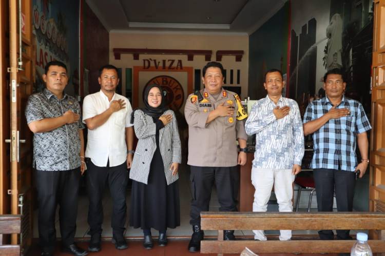 Kapolres Palas Silaturahmi dengan Ketua Komisioner Bawaslu