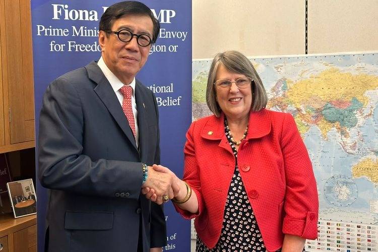 Menkumham Promosikan Kebebasan Beragama Indonesia di Hadapan Anggota Parlemen Inggris