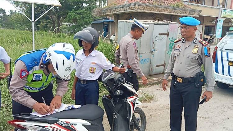 Selama Ops Zebra, Polres Sergai Tindak 810 Pelanggar, 238 Tilang dan 572 Teguran Humanis