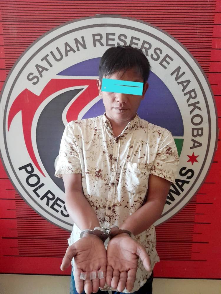 Terduga Pengedar Sabu Diamankan Satresnarkoba Polres Padanglawas