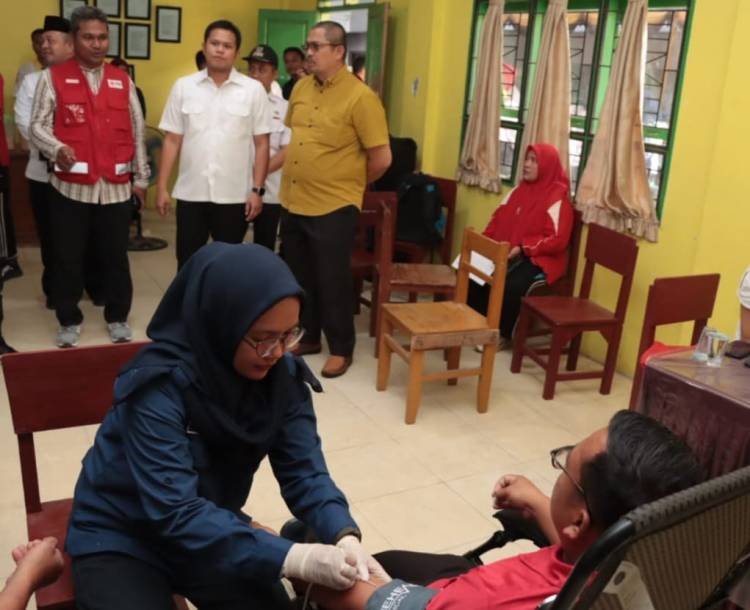 Wabup Sergai : Donor Darah Pupuk  Kepedulian Sosial dan Jiwa kemanusiaan Generasi Muda
