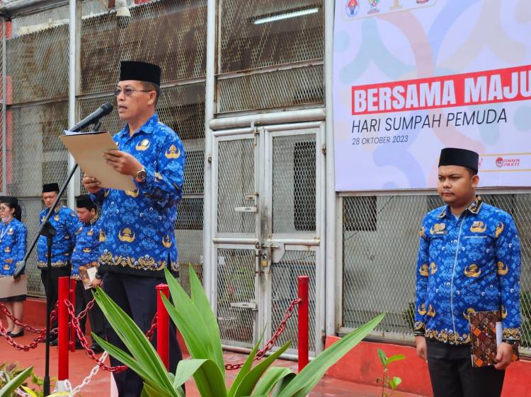 Peringati Sumpah Pemuda, Kalapas Pancurbatu: Momentum Bangkitkan Semangat Majukan Negeri