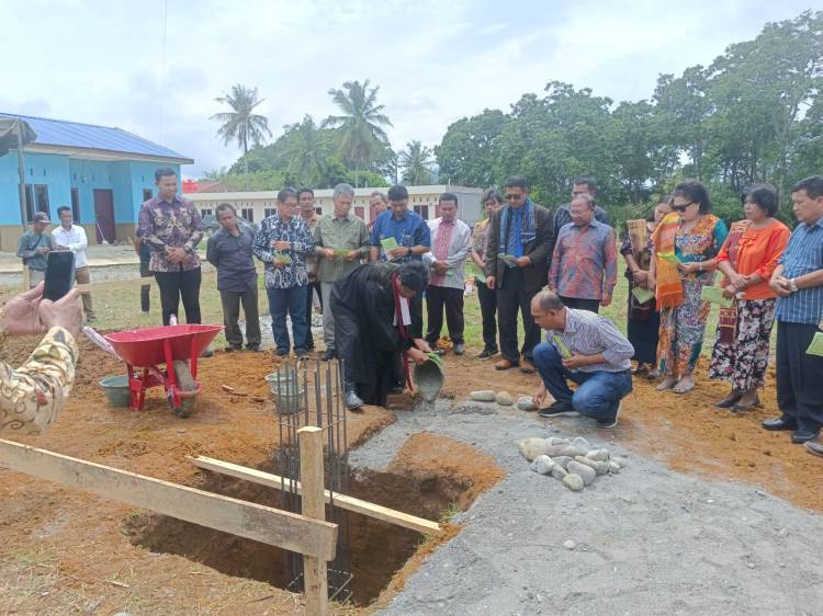 Pembangunan Rumah Dinas dan Kantor GBKP Klasis Tigabinanga Berbiaya Rp 2 Miliar Dimulai
