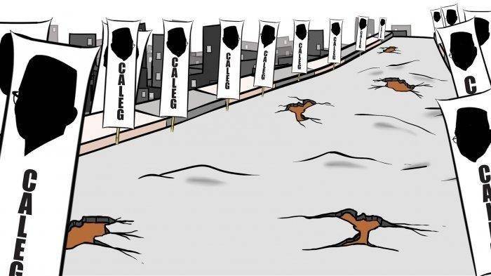 Bawaslu Desak Pemko Tertibkan Alat Peraga Bacaleg di Pematangsiantar