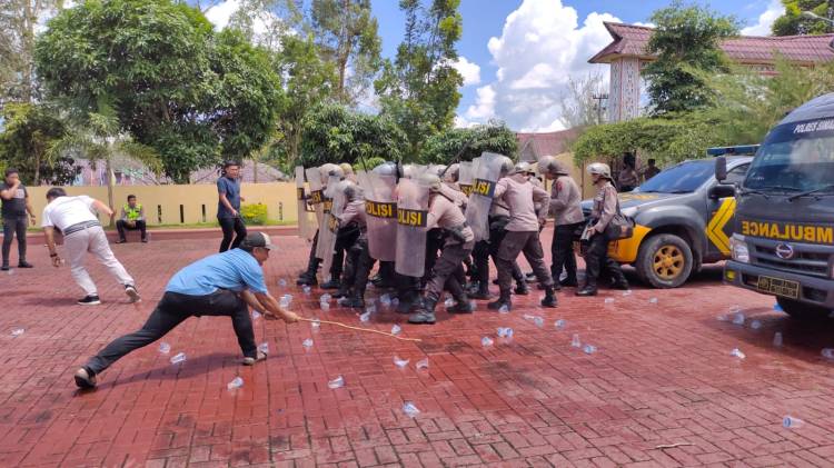 Jelang Pemilu 2024, Polres Simalungun Gelar Pelatihan Dalmas