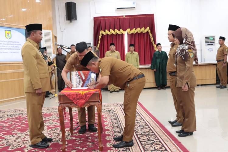 Bupati Sergai Lantik 121 Pejabat Fungsional