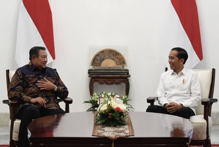 Presiden Jokowi Bertemu SBY di Istana Bogor