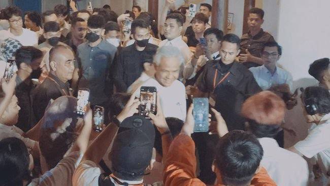 Ganjar-Mahfud Md Hadiri Acara Deklarasi Dukungan di Gedung Arsip Nasional