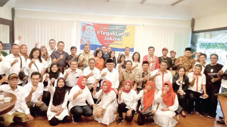 45 Organ Relawan Tegak Lurus Jokowi Sumut Bertekad Dukung Prabowo-Gibran
