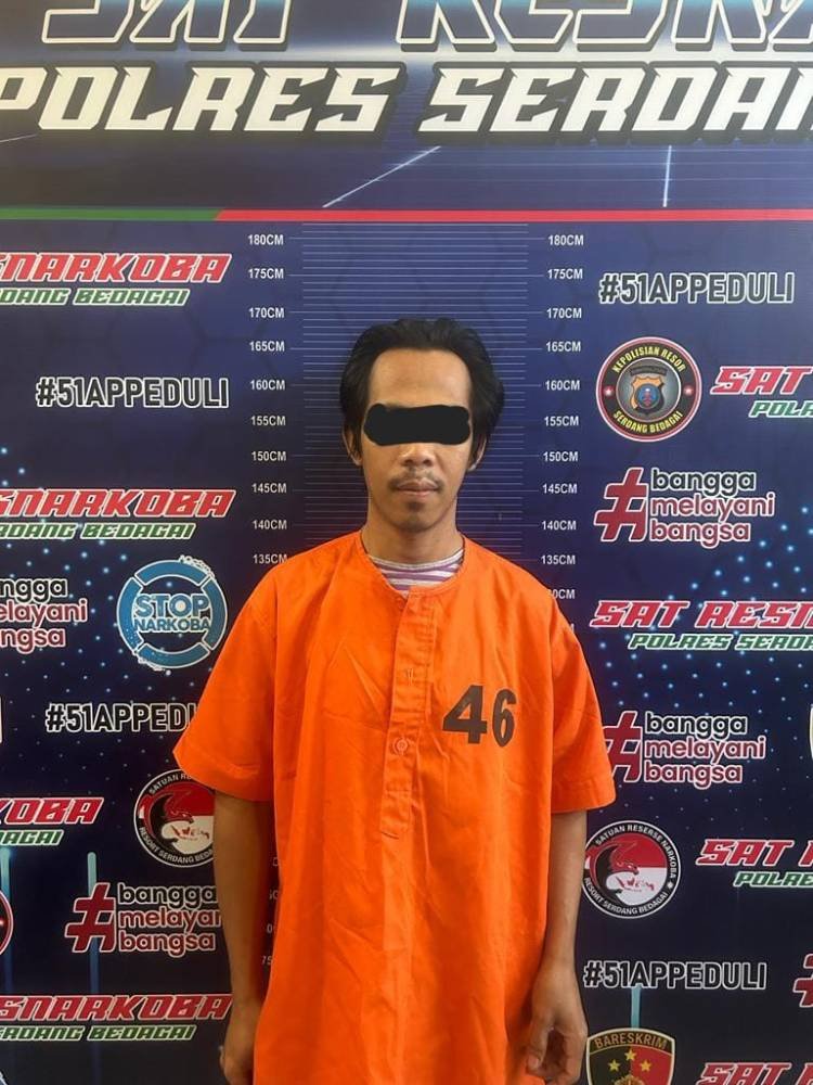 Polres Sergai Amankan Terduga Pengedar Sabu