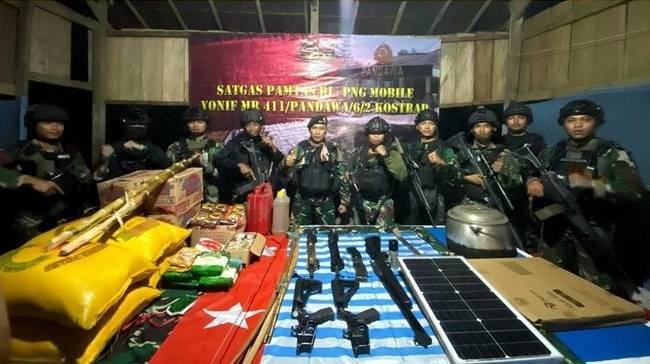 Satgas Kostrad Gagalkan Penyelundupan Senjata KST di Nduga Papua