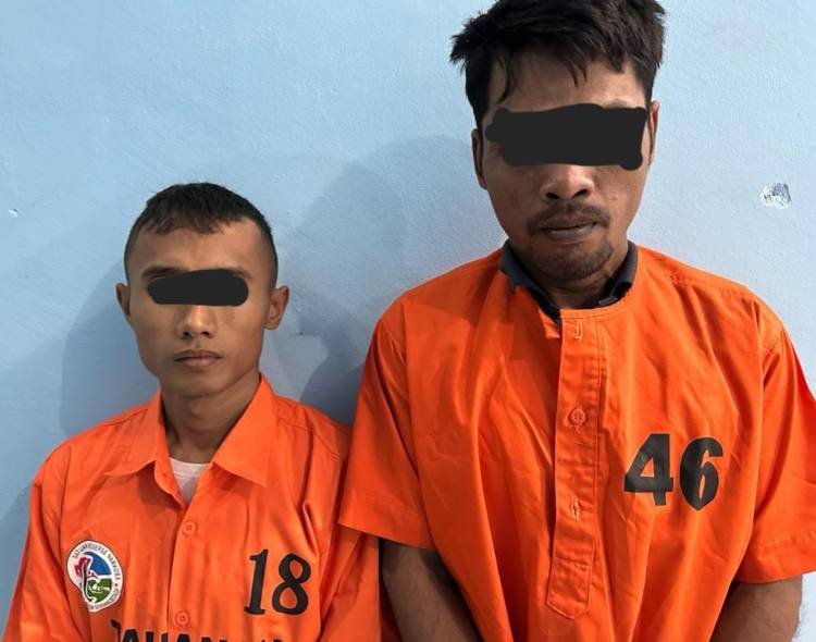 Polres Sergai Amankan 2 Pria Terduga Pengedar Sabu