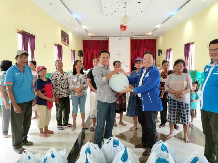Warga Kristen Sumut dan Yaski Bamagnas Trauma Healing Korban Banjir Bandang Aceh Tenggara